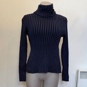 💙 Putorti Ribbed Turtleneck Sweater – Size Medium
